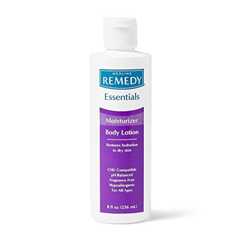 Medline Remedy Essentials Moisturizing Body Lotion, Unscented – 8 oz Flip-Top Bottle for Dry Skin & Eczema - görsel 2