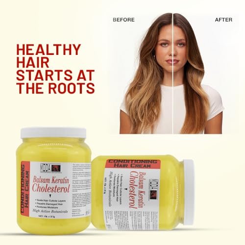 MODA Professional Deep Conditioning Hair Treatment – 64 Oz Gallon – Salon-Grade Intensive Hair Repair & Restored Vitality Avelisse