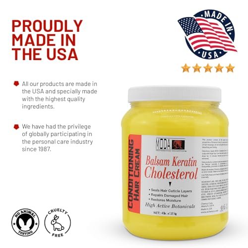 MODA Professional Deep Conditioning Hair Treatment – 64 Oz Gallon – Salon-Grade Intensive Hair Repair & Restored Vitality Avelisse