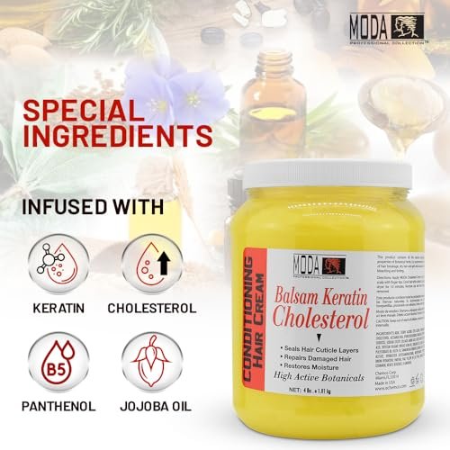 MODA Professional Deep Conditioning Hair Treatment – 64 Oz Gallon – Salon-Grade Intensive Hair Repair & Restored Vitality Avelisse