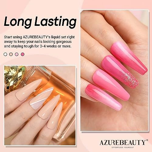 AZUREBEAUTY Dip Powder Activator 15 ml – Essential Liquid for Dipping Powder Nail Manicure, DIY Salon Use - görsel 10