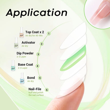 AZUREBEAUTY Dip Powder Activator 15 ml – Essential Liquid for Dipping Powder Nail Manicure, DIY Salon Use