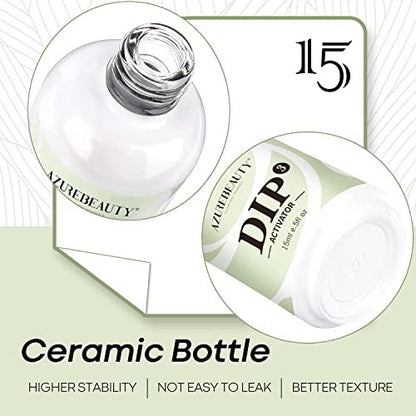 AZUREBEAUTY Dip Powder Activator 15 ml – Essential Liquid for Dipping Powder Nail Manicure, DIY Salon Use