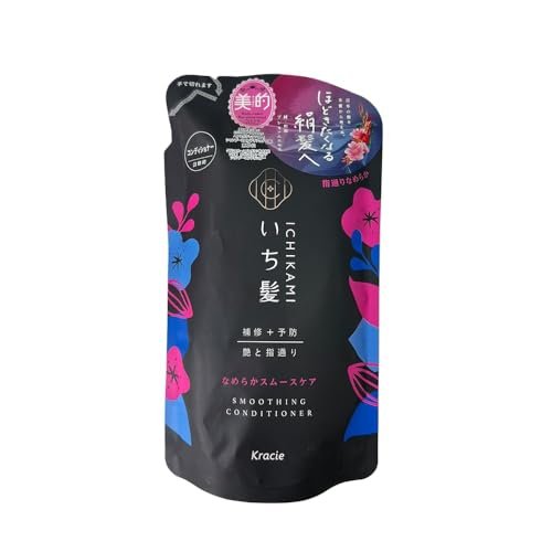 Kracie ICHIKAMI Smoothing Hair Care Conditioner Cuticle Smooth Refill 340g Avelisse