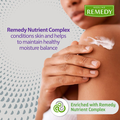 Medline Remedy Specialized Skin Cream, Unscented, 2 fl oz - Nourishing Moisturizer for Dry & Sensitive Skin with 1.5% Dimethicone, Paraben-Free, Hypoallergenic