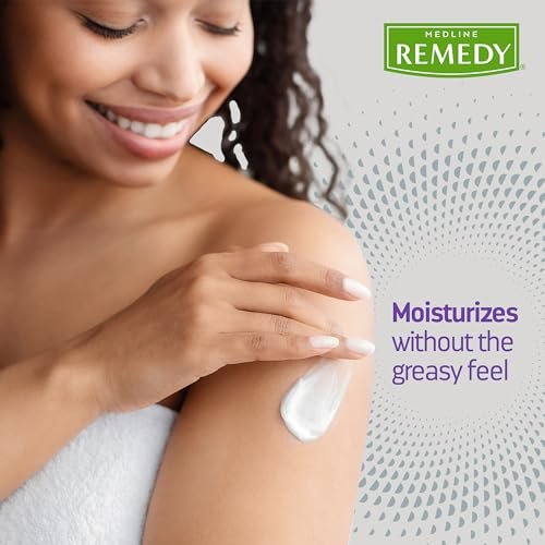 Medline Remedy Specialized Skin Cream, Fragrance-Free (16 oz) - 1.5% Dimethicone Nourishing Moisturizer for Dry Skin, Hypoallergenic Body Cream Avelisse