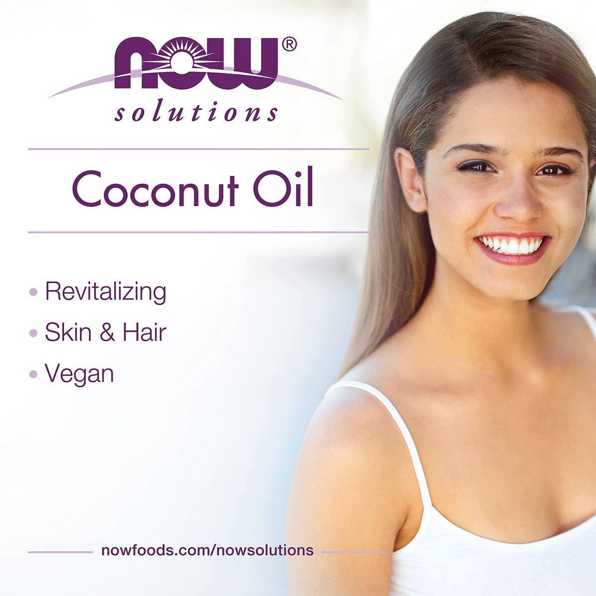 NOW Solutions Coconut Oil - Natural Revitalizing Moisturizer for Skin and Hair, Conditioning Travel Size, 3 oz - görsel 7