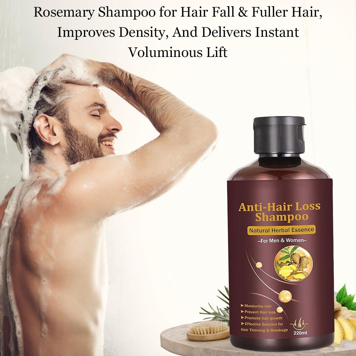 CIDBEST Hair Growth Shampoo – Anti-Thinning & Thickening Shampoo for Hair Loss for Men & Women, 220ml Avelisse