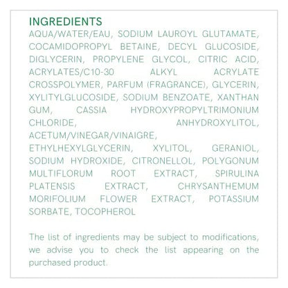 Lazartigue Rebalance Shampoo – Rice Vinegar & Spirulina for Oily Roots, Moisture Balance, Vegan, Sulfate & Silicone Free, 8.4 Fl Oz