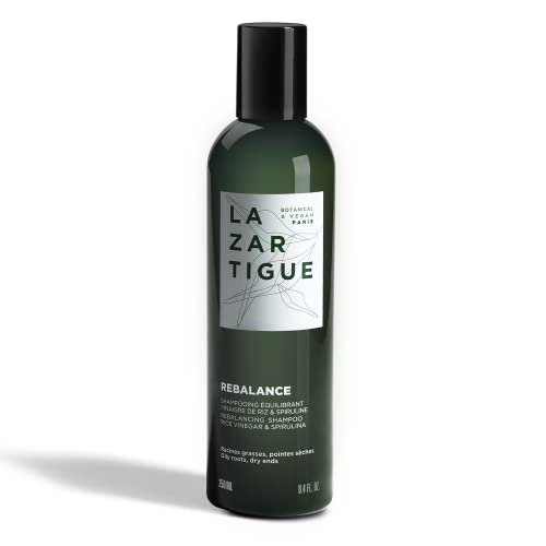 Lazartigue Rebalance Shampoo – Rice Vinegar & Spirulina for Oily Roots, Moisture Balance, Vegan, Sulfate & Silicone Free, 8.4 Fl Oz - görsel 2