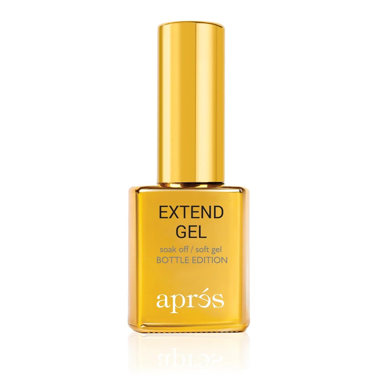 Aprés Extend Gel Gold Bottle Edition, Pack of 3 - Gel-X Tips Adhesive, No Primer or Bonder Needed (15 ml each) Avelisse