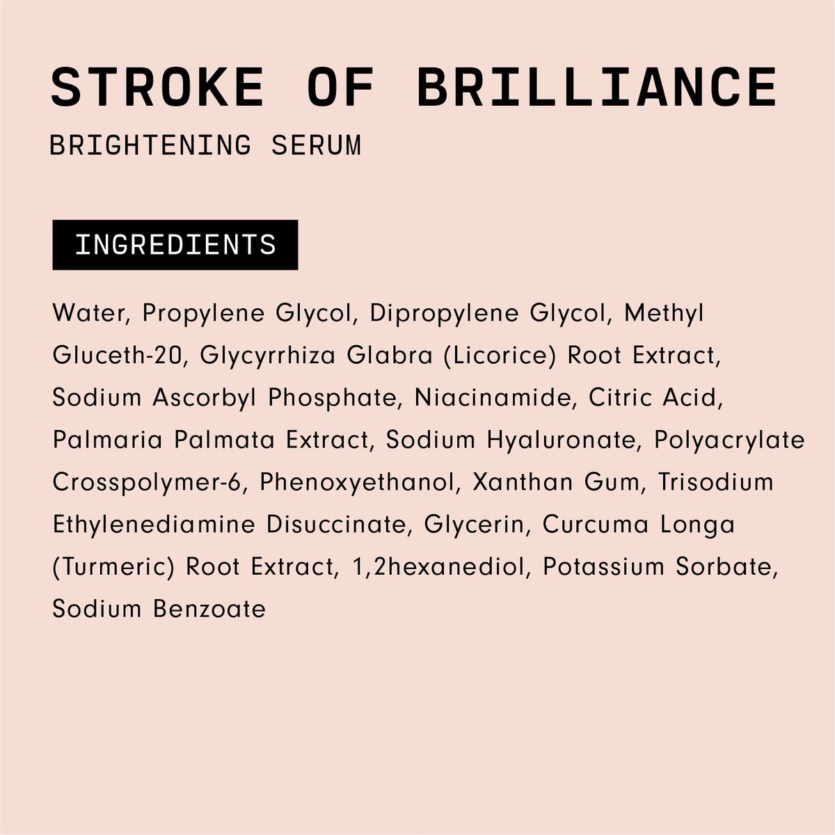 Versed Stroke of Brilliance Brightening Serum - Vitamin C & Licorice Root Discoloration Corrector for Even Skin Tone - Firming, Hydrating Vegan Serum (1 fl oz) Avelisse