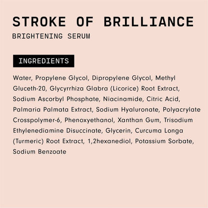 Versed Stroke of Brilliance Brightening Serum - Vitamin C & Licorice Root Discoloration Corrector for Even Skin Tone - Firming, Hydrating Vegan Serum (1 fl oz) Avelisse