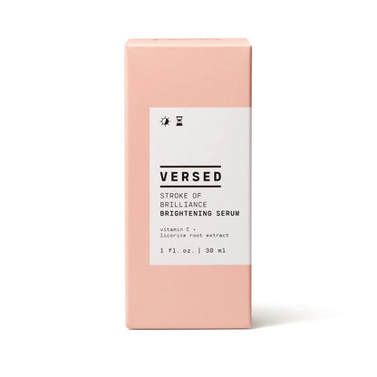 Versed Stroke of Brilliance Brightening Serum - Vitamin C & Licorice Root Discoloration Corrector for Even Skin Tone - Firming, Hydrating Vegan Serum (1 fl oz) Avelisse
