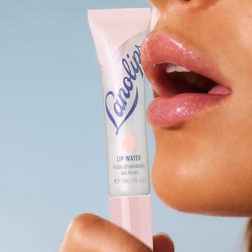 Lanolips Lanolin Lip Water - Holographic - Clear Gloss Serum with Hyaluronic Acid & Lanolin Oil for Hydrated Glow (10ml / 0.34 fl oz) - görsel 12
