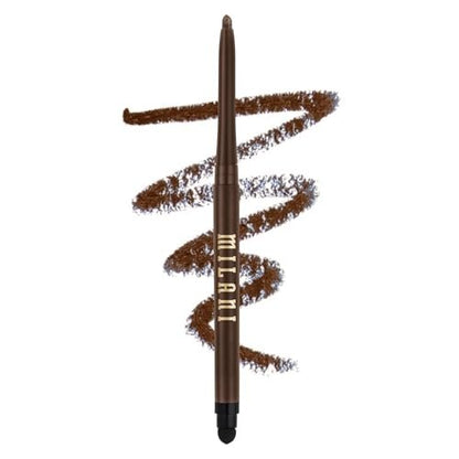 Milani Stay Put Eyeliner - Semi-Sweet | Cruelty-Free Self-Sharpening Eye Pencil with Built-In Smudger for Long-Lasting Wear