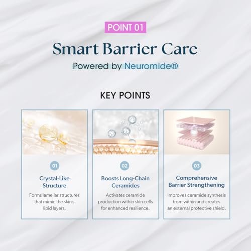 CURECODE Double Barrier Cream 80ml (2.71 Fl Oz) - Korean Skin-Biome Science with Neuromide, Soothes Sensitive & Dry Skin, Strengthen and Repair Skin Barrier, EWG Verified Avelisse