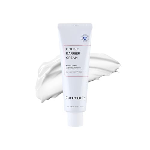 CURECODE Double Barrier Cream 80ml (2.71 Fl Oz) - Korean Skin-Biome Science with Neuromide, Soothes Sensitive & Dry Skin, Strengthen and Repair Skin Barrier, EWG Verified Avelisse