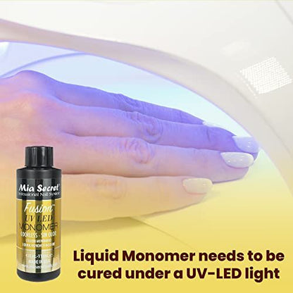 Mia Secret Odorless Fusion UV LED Monomer – 4 oz (2 oz & 4 oz Available) Avelisse