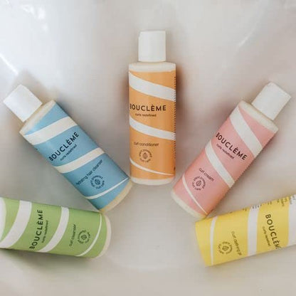 Bouclème Curls Travel Kit: Hair Cleanser, Conditioner & Curl Defining Gel for Nourished Curls (10.1 fl oz)