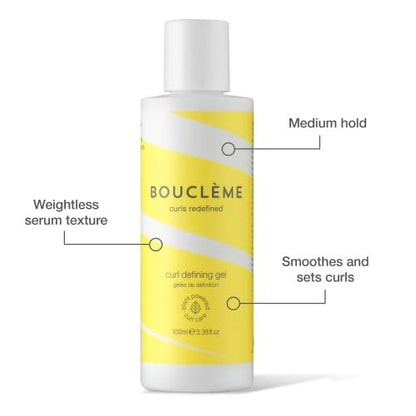 Bouclème Curls Travel Kit: Hair Cleanser, Conditioner & Curl Defining Gel for Nourished Curls (10.1 fl oz)