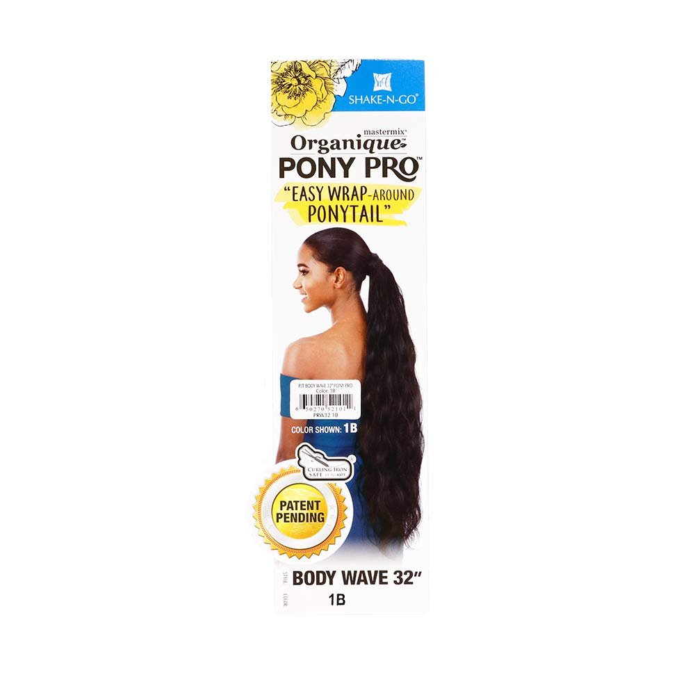 Shake-N-Go Synthetic Organique Pony Pro Ponytail - Body Wave 32 Inch (Pack of 2) - görsel 5