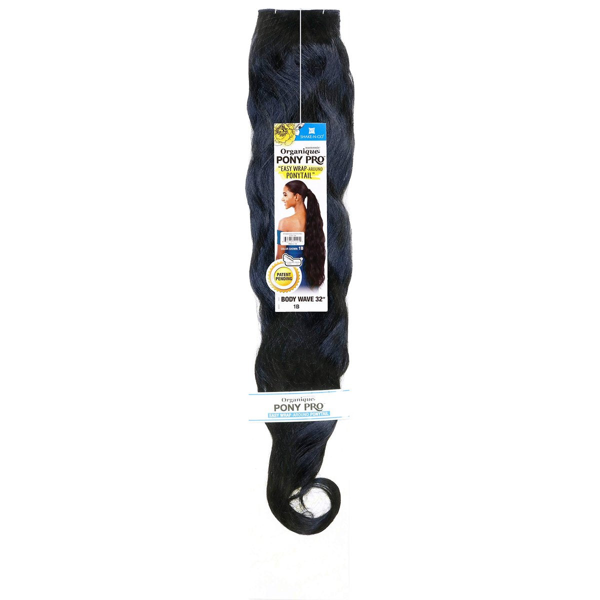 Shake-N-Go Synthetic Organique Pony Pro Ponytail - Body Wave 32 Inch (Pack of 2) - görsel 3