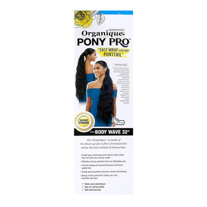 Shake-N-Go Synthetic Organique Pony Pro Ponytail - Body Wave 32 Inch (Pack of 2)