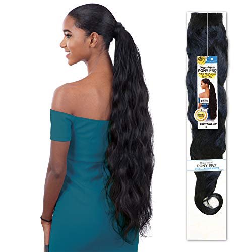 Shake-N-Go Synthetic Organique Pony Pro Ponytail - Body Wave 32 Inch (Pack of 2) - görsel 2