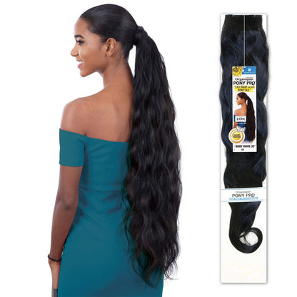 Shake-N-Go Synthetic Organique Pony Pro Ponytail - Body Wave 32 Inch (Pack of 2)