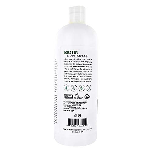 Mill Creek Botanicals Biotin Therapy Formula Shampoo - 32 fl oz - Strengthening & Volumizing - görsel 8