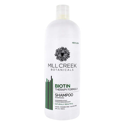 Mill Creek Botanicals Biotin Therapy Formula Shampoo - 32 fl oz - Strengthening & Volumizing