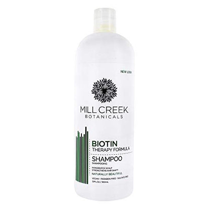 Mill Creek Botanicals Biotin Therapy Formula Shampoo - 32 fl oz - Strengthening & Volumizing
