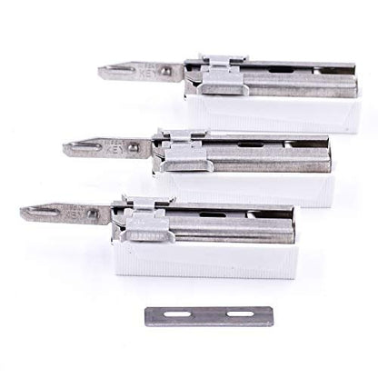 Parker/Taconic Shave 60-Blade Injector Pack – Polymer-Coated USA-Made Blades for Schick, Supply, Gem, Pal, Vintage and Modern Standard Injector Razors Avelisse