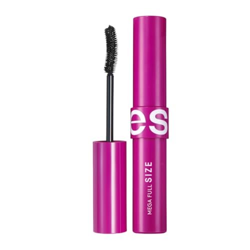 Esika Pro Mega Full-Size Waterproof Mascara for Visibly Longer and Lighter Eyelashes, Black, 0.28 oz Avelisse