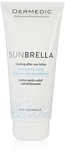 Dermedic Sunbrella Cooling After Sun Lotion – Soothing Moisturizer for Dry & Irritated Skin, 200 ml