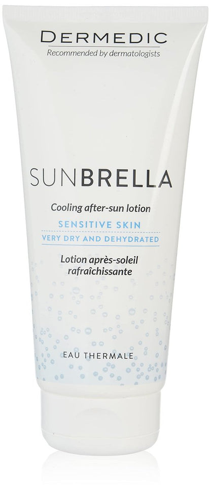 Dermedic Sunbrella Cooling After Sun Lotion – Soothing Moisturizer for Dry & Irritated Skin, 200 ml
