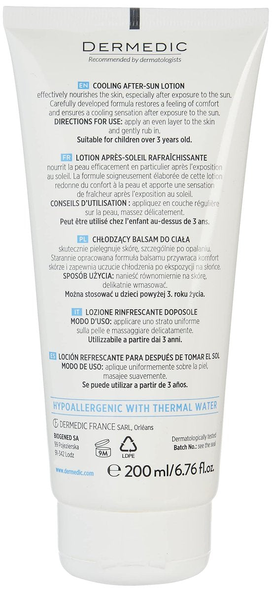 Dermedic Sunbrella Cooling After Sun Lotion – Soothing Moisturizer for Dry & Irritated Skin, 200 ml - görsel 3