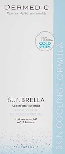 Dermedic Sunbrella Cooling After Sun Lotion – Soothing Moisturizer for Dry & Irritated Skin, 200 ml