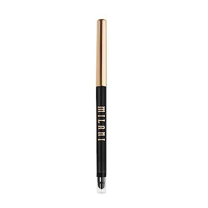 Milani Stay Put Eyeliner - After Dark - Long-Lasting, Cruelty-Free Self-Sharpening Eye Pencil with Built-In Smudger