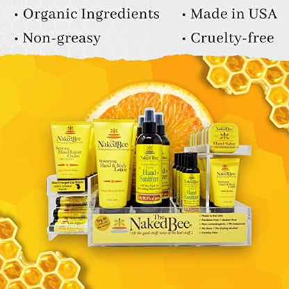 The Naked Bee Orange Blossom Honey Collection Hand and Body Lotion 3 Piece Gift Set Avelisse