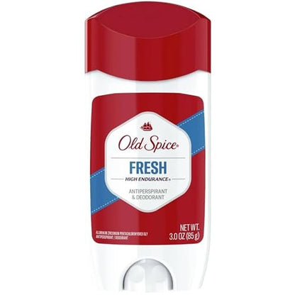 Old Spice High Endurance Invisible Solid Antiperspirant and Deodorant for Men, Fresh Scent - 3 oz (85g) x 6 Pack Avelisse