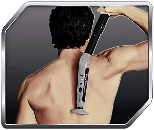 Platinum Pro Back Shaver for Men - Generation 8.0 with 3 Flex Heads, Power Hinge, Extreme Reach Handle & Bonus Case, 4 Piece Set Avelisse