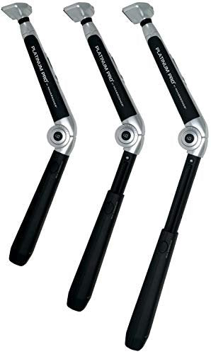 Platinum Pro Back Shaver for Men - Generation 8.0 with 3 Flex Heads, Power Hinge, Extreme Reach Handle & Bonus Case, 4 Piece Set Avelisse