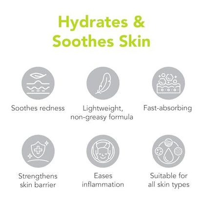 humane Oil-Free Daily Lightweight Face Moisturizer for Acne-Prone Skin - 4 Fl Oz - Gentle for All Skin Types Avelisse