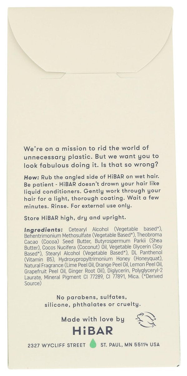 HiBAR Maintain Conditioner Bar – 2.7 oz Plastic-Free Solid Conditioner for Smooth, Healthy Hair - görsel 3