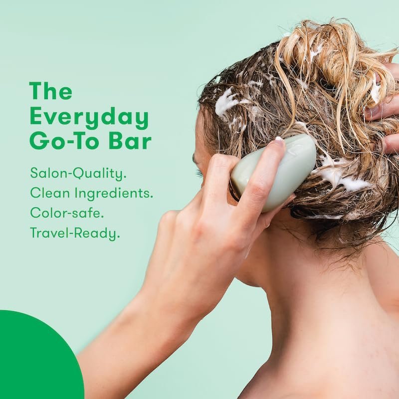 HIBAR Maintain Shampoo Bar - Plastic-Free, Sulfate-Free Solid Shampoo for Balanced Hair with Honey, Shea Butter & Vitamin B5 - görsel 5