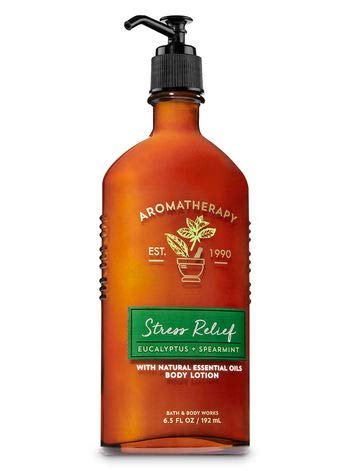 Bath & Body Works Aromatherapy Stress Relief Diffuser Set – Eucalyptus Spearmint Body Lotion, Body Wash & Foam Bath, Wick Candle – 3-Piece Wellness Bundle Avelisse