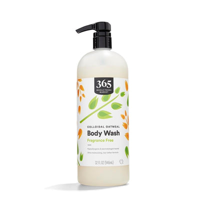 365 by Whole Foods Market Fragrance Free Colloidal Oatmeal Body Wash, 32 Fl Oz