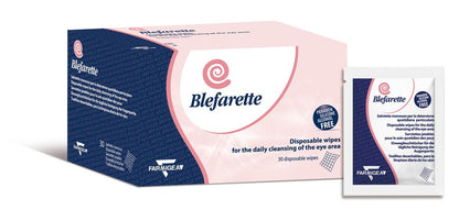 Blefarette Eye Cleansing Wipes - 30 Disposable Wipes for Gentle Eye Makeup Removal Avelisse